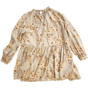 H&M Mint Floral Tunic